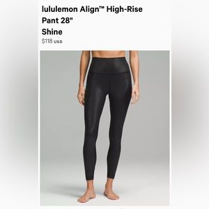 Lululemon Align - Shine leggings